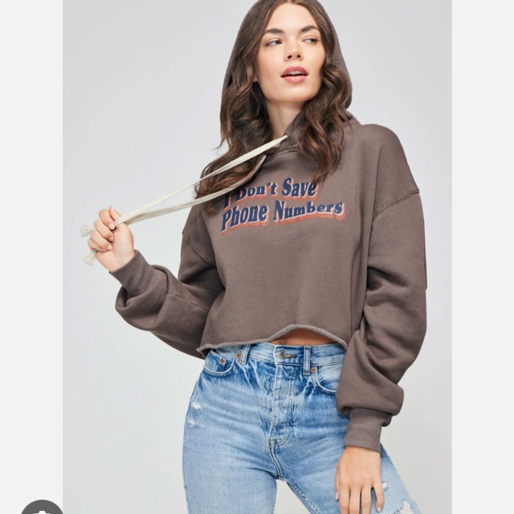 Wild fox I don't save phone numbers sweatshirt size M